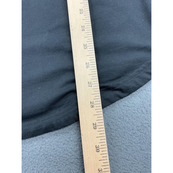 BYLT Hoodie Mens Large Black Drop-Cut Hooded Henley Lux Long Sleeve Jersey - Picture 8 of 9